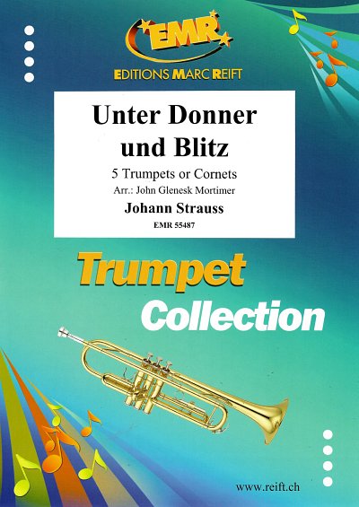 J. Strauß (Sohn): Unter Donner und Blitz, 5Trp/Kor