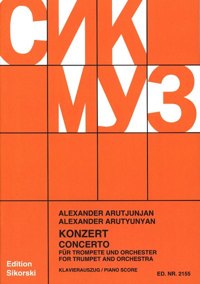 A. Arutjunjan: Konzert für Trompete und , TrpKlav (KlavpaSt)