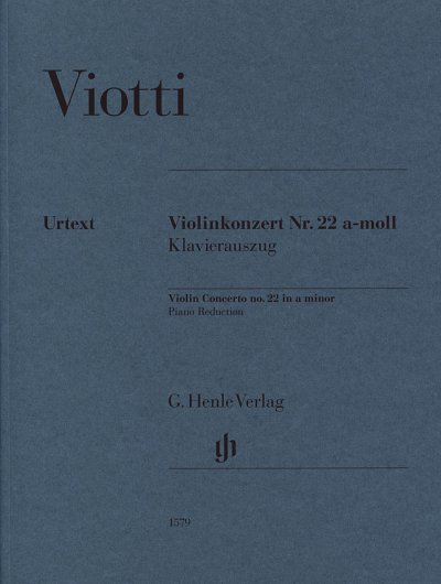 G.B. Viotti: Violinkonzert Nr. 22 a-moll, VlOrch (KASt)