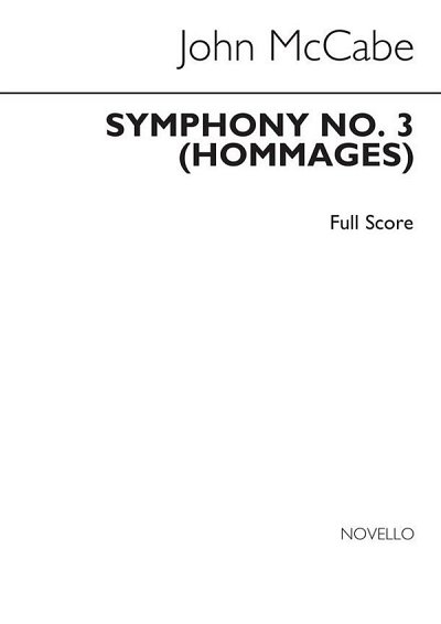 J. McCabe: Symphony No.3 (Hommages), Sinfo (Stp)