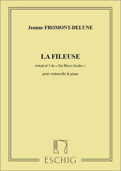Jeanne Fromont-Delune: La Fileuse