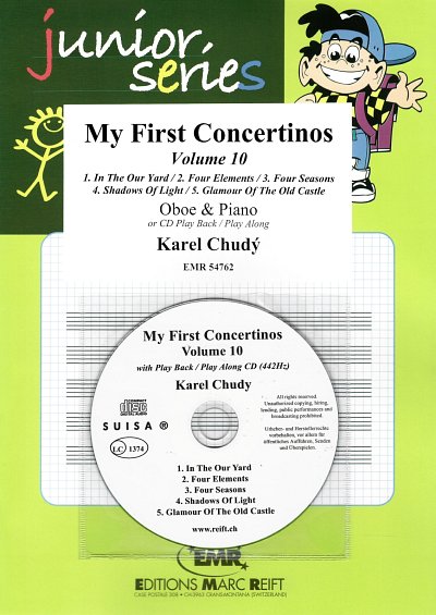 K. Chudy: My First Concertinos Volume 10, ObKlav (+CD)