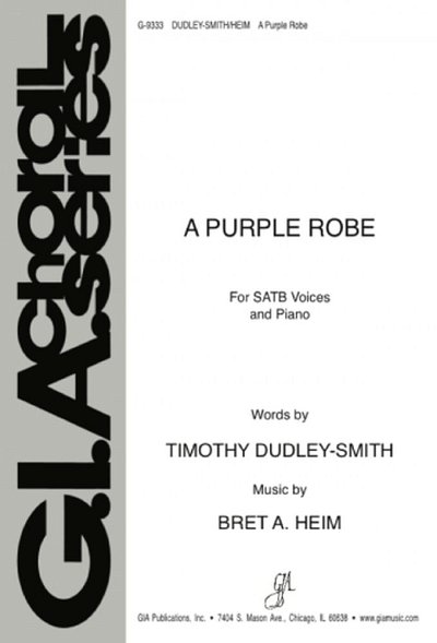 T. Dudley-Smith: A Purple Robe, GchKlav (Part.)