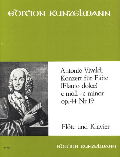 A. Vivaldi: Konzert fuer Blockfloete c-mo, SblfKlav (KlavpaS