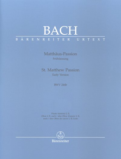 AQ: J.S. Bach: Matthäus-Passion BWV 244b, 4GesGchOr (B-Ware)