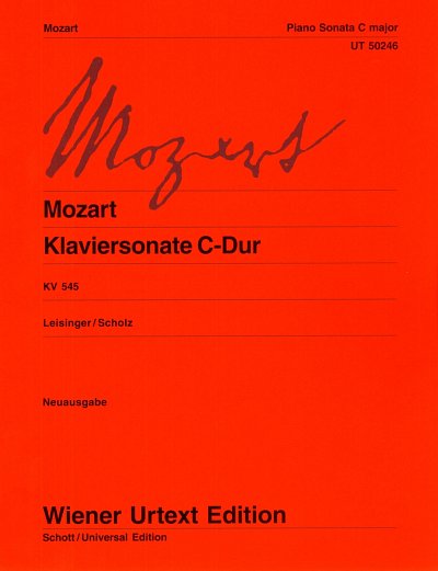 W.A. Mozart: Klaviersonate C-Dur KV 545, Klav
