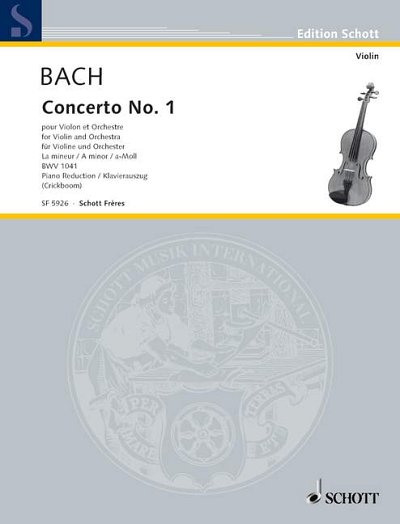 DL: J.S. Bach: Konzert Nr. 1 a-Moll, VlOrch (KA)