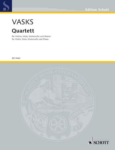 DL: P. Vasks: Quartett, VlVlaVcKlav (Pa+St)