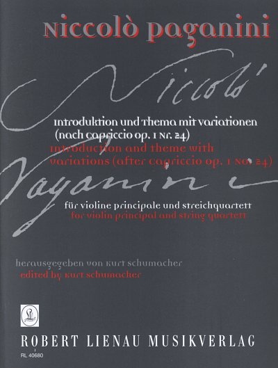 N. Paganini: Introduktion und Thema mit Variationen  (Pa+St)
