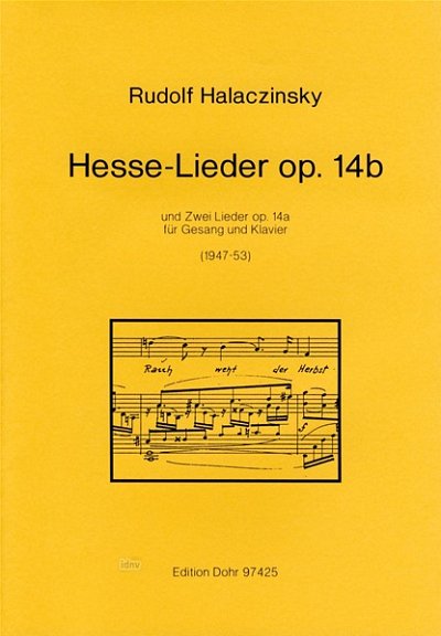 H. Rudolf: Sieben Hesse-Lieder op. 14b (Part.)
