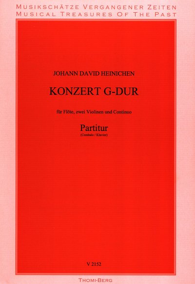 J.D. Heinichen: Konzert fuer Floete, 2 Violinen und Co (Part