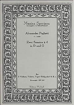 A. Poglietti: 2 Sonaten A 4 Musica Speciosa