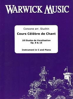 G. Concone: Cours Celebre de Chant 18 Etudes de Vocalisation