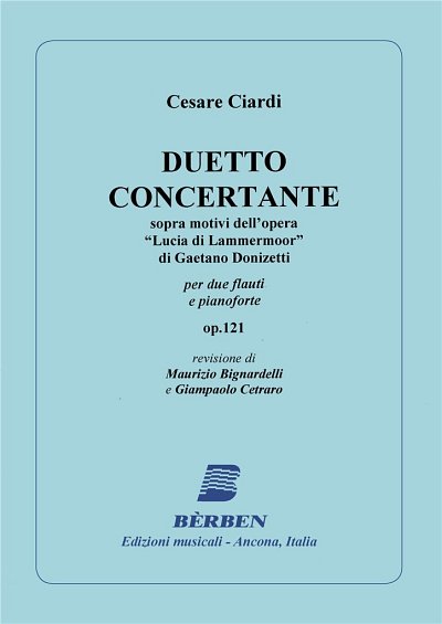 C. Ciardi: Duetto concertante op. 121, FlKlav (Part.)