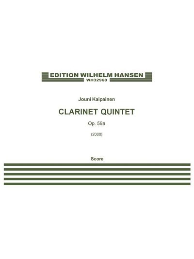 J. Kaipainen: Clarinet Quintet Op.59a (Part.)