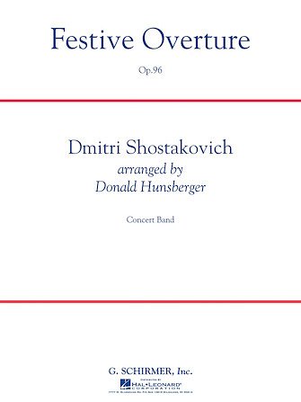D. Schostakowitsch: Festive Overture op. 96, Blaso (Pa+St)