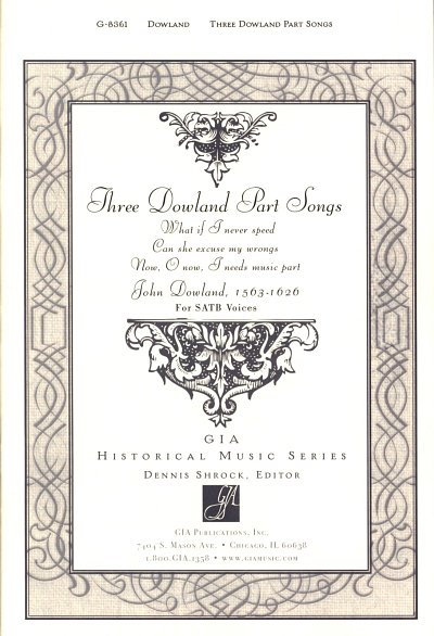 J. Dowland: Three Dowland Part Songs, Gch;Klav (Chpa)