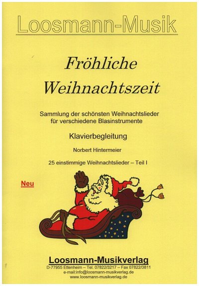 J. Loosmann: Fröhliche Weihnachtszeit , Varens (Klavstimme)