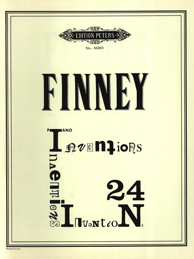 R.L. Finney: 24 Inventions, Klav