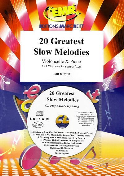 20 Greatest Slow Melodies, VcKlav (+CD)