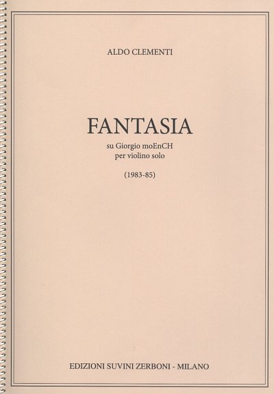 A. Clementi: Fantasia (1983/85)