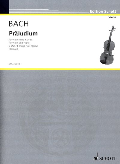 J.S. Bach: Präludium E-Dur BWV 1006, VlKlav (KlavpaSt)