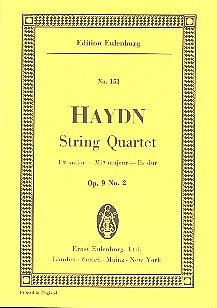 J. Haydn: Streichquartett  Es-Dur op. 9/2 Hob. III:20 (1769)