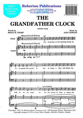 A. Rowley: Grandfather Clock, Ch (Chpa)