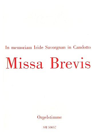 S. Candotto: Missa Brevis, Gch54PosOrg (Org)