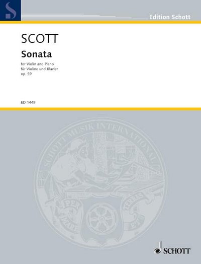 DL: C. Scott: Sonata Nr. 1, VlKlav (Pa+St)
