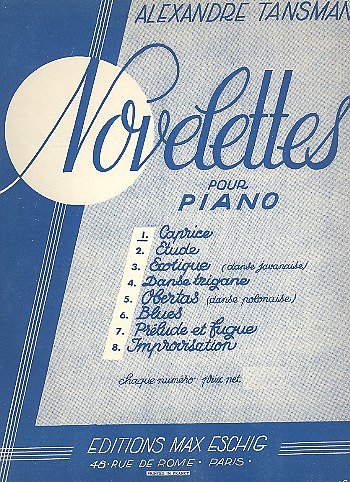 A. Tansman: Novelette N 1 Caprice Piano