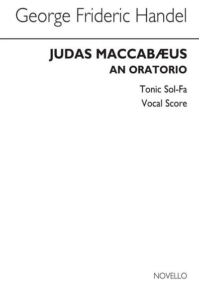 G.F. Händel: Judas Maccabaeus - Vocal Score (Tonic, Ges (KA)