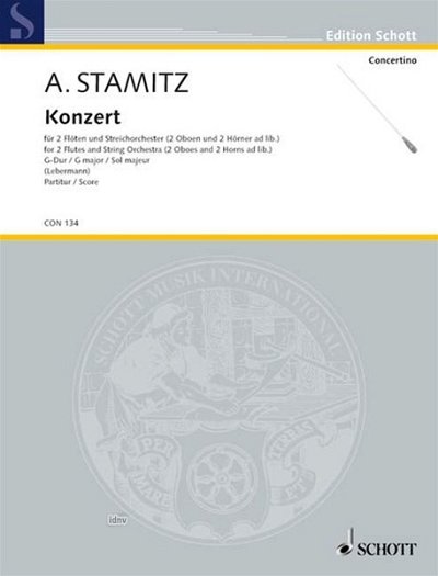 A. Stamitz: Konzert G-Dur  (Part.)