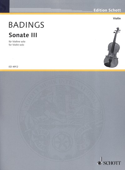 H. Badings: Sonate III , Viol