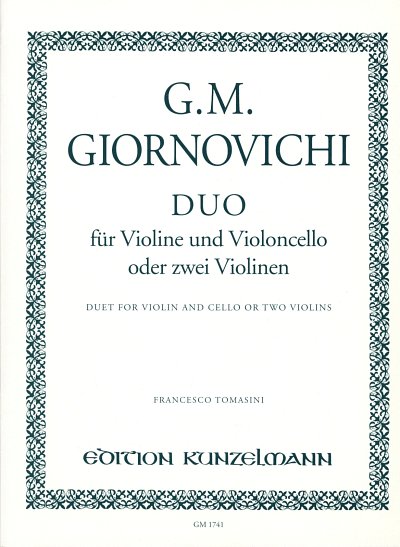G.G. Mane: Duo für Violine und Violoncello (Stsatz)