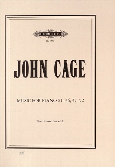 J. Cage: Music für Klavier 21/52