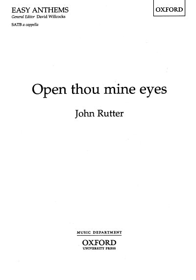 J. Rutter: Open Thou Mine Eyes, GCh4 (Chpa)