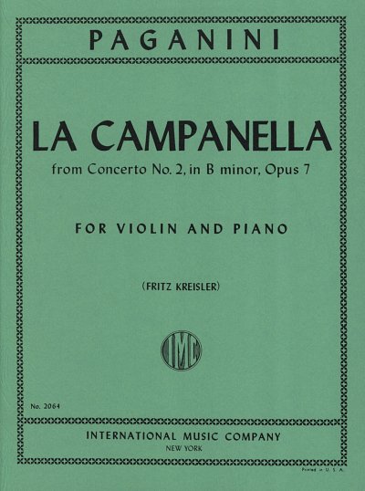 N. Paganini: La Campanella, VlKlav (KlavpaSt)
