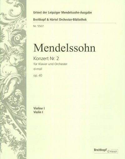 F. Mendelssohn Bartholdy: Konzert für Klavier und Orchester Nr. 2 d-Moll op. 40