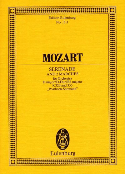 W.A. Mozart: Serenade Nr. 9 und 2 Märsche D-Dur, Sinfo (Stp)