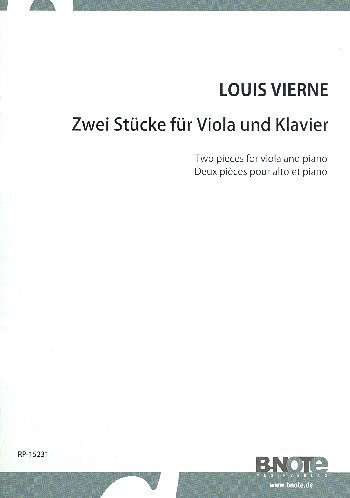 L. Vierne: Zwei Stücke für Viola und Klavi, VaKlv (KlavpaSt)