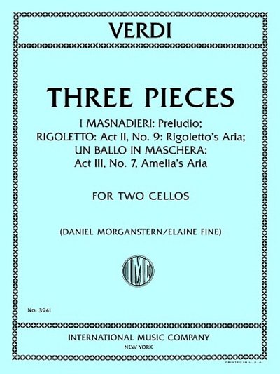 G. Verdi: Three Pieces, 2Vc