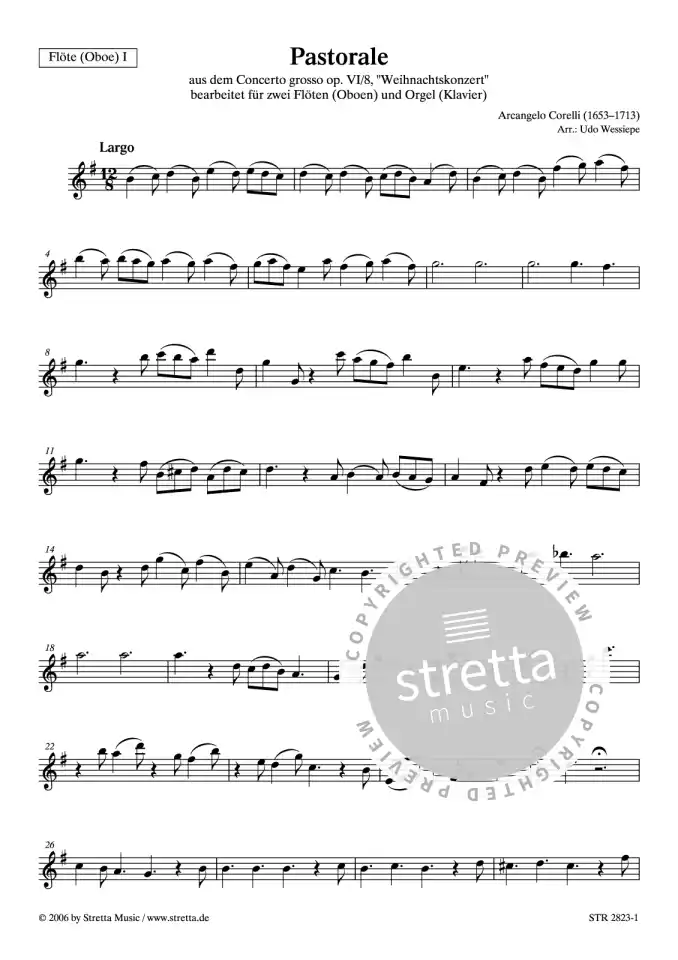 DL: A. Corelli: Pastorale aus dem Concerto grosso op. VI/8,  (2)