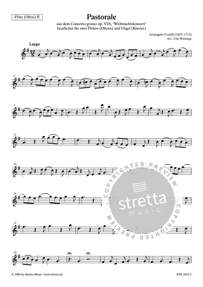 DL: A. Corelli: Pastorale aus dem Concerto grosso op. VI/8,  (3)