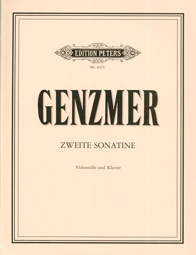 H. Genzmer: Zweite Sonatine, VcKlav (KlavpaSt)