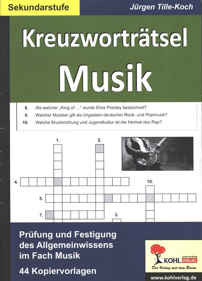 Tille Koch Juergen: Kreuzwortraetsel Musik