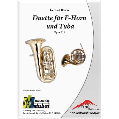 G. Banco: Duette für F-Horn und B-Tuba op. 3, HrnFTbB (Sppa)