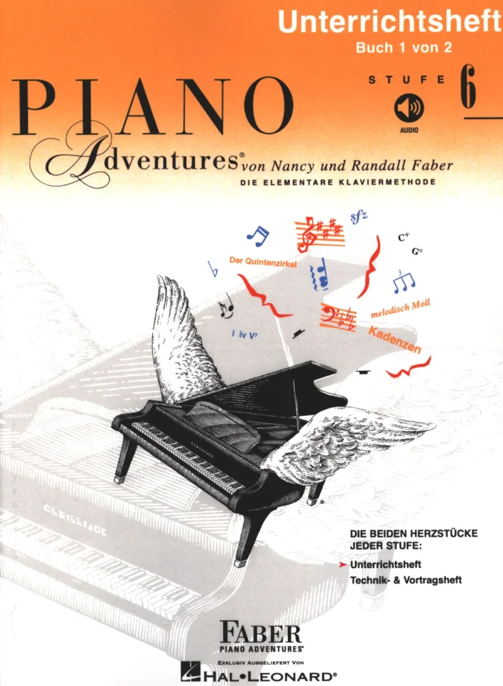 N. Faber: Piano Adventures 6 -  Unterrichtsheft , Klav (0)