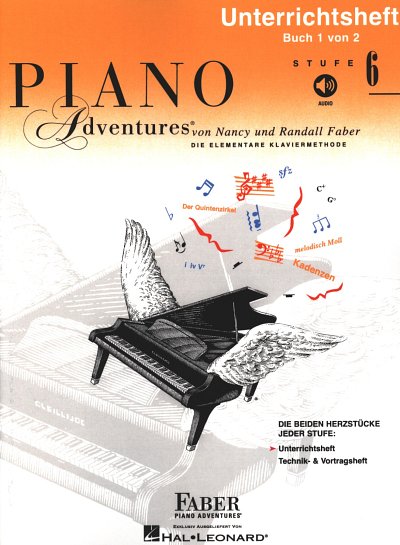 N. Faber: Piano Adventures 6 -  Unterrichtsheft , Klav