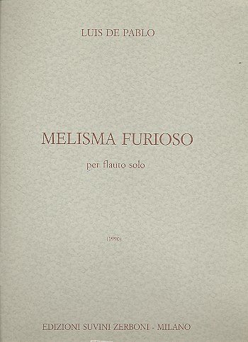 L. de Pablo Costales: Melisma Furioso (1990) Per Flauto (15)